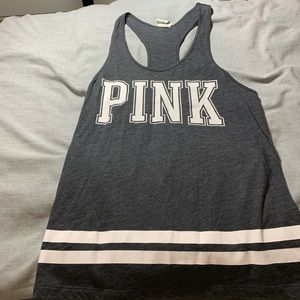 PINK Gray Tank Top
